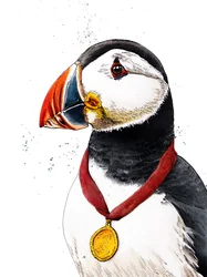 Congrats Puffin on White