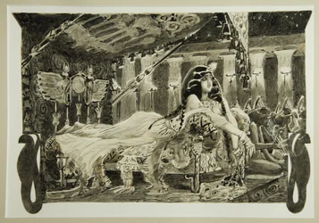 Cleopatra on Bed, 1899