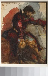 Illustration to the Poem The Song of the Merchant Kalashnikov by M. Lermontov