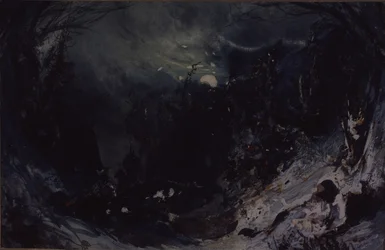 Stage Design for the Opera The Power of the Fiend by A. Serov