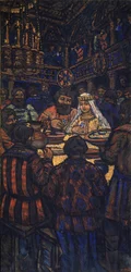 The Wedding of the Grand Duke Vladimir I. Svyatoslavich Triptych, Central Panel