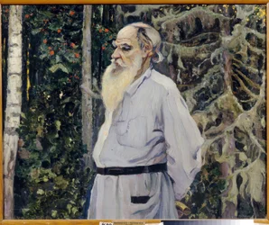 Portrait of the Author Leo N. Tolstoy