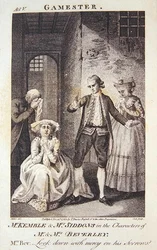 Mr Kemble and Mrs Siddons in the Characters of Mr and Mrs Beverley, Frontispiece to 