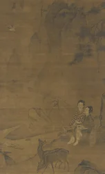 Female Immortals Gathering Herbs