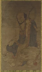Manjusri and his lion