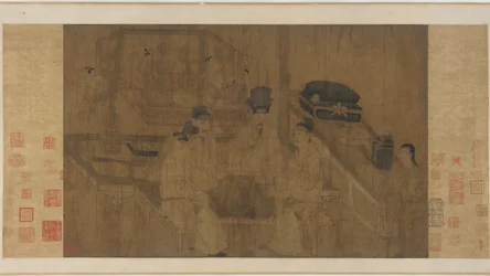 The Double Screen: Emperor Li Jing Watching His Brothers Play Weiqi