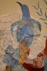 Blue Bird Fresco or The Blue Bird of Crete