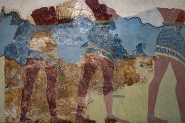 Part of the Procession Fresco
