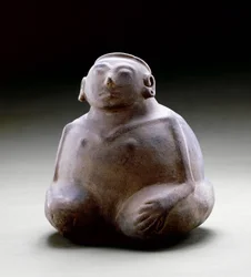 Human effigy vessel, 1300-1500