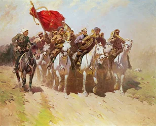 Brass band of the 1st Mounted Army, 1934