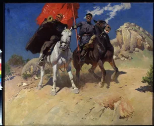 Standard Bearer and Horn Player