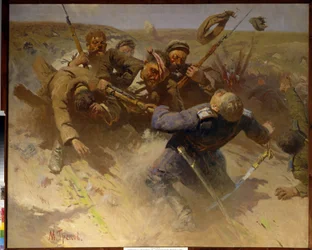 A Counterattack at Tsaritsyn on 1919