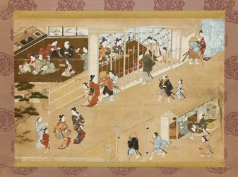Yoshiwara pleasure quarters, c1670-c1685