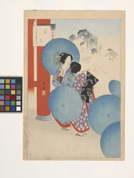 Flower-Viewing, Ladies Of The Bunsei Era