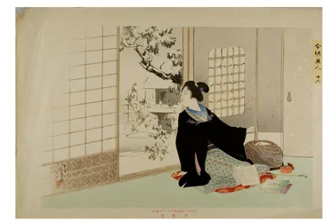 Snow Viewing, from the Series Modern Beauties, c.1897-1899