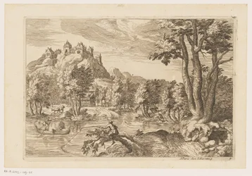 Landscape with Anglers (Landscapes after Titian)