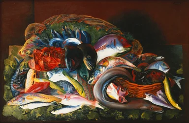 Large Still Life with Fish