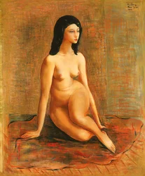 Nude Sitting