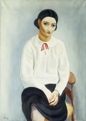 Woman in a White Blouse