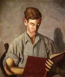 Young Boy Reading