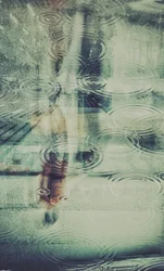 Rainy Street Reflection