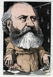 Portrait of Charles Gounod (1818-1893), French composer in 