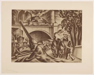 Seine Quay in Paris, Five Various Proofs