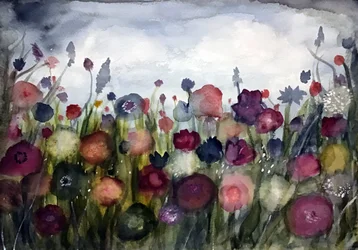 Dreamy Flower Field