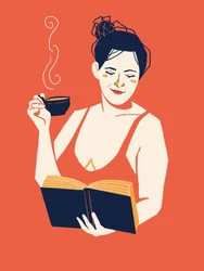 Cozy Reading Moment