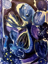 Blue Purple Blooms