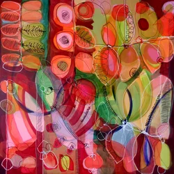 Colorful Abstract Botanicals