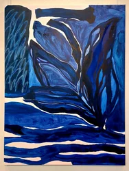 Fluid Blue Nature Abstract