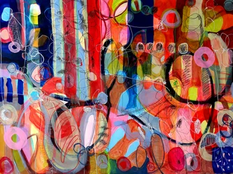 Vibrant Abstract Expression