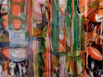 Vibrant Abstract Garden