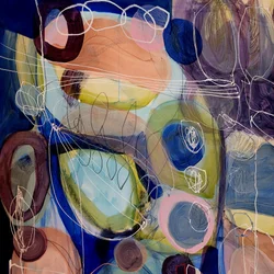 Vibrant Organic Abstract Shapes
