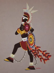 Warrior in Black