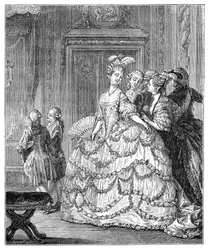 The Queen at the Palace