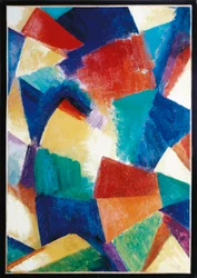 Synchromy in Blue Violet, Study