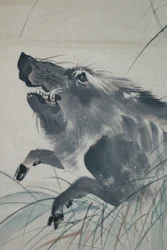 Inoshishi-zu by Mori Sosen
