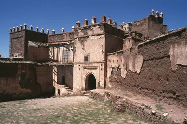 Exterior view of the Kasbah of Thamiel Glaoui