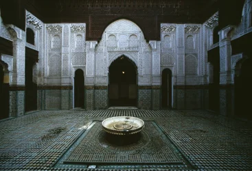 Madrasa Bou Inania, courtyard
