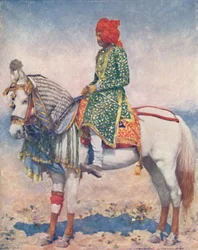 A Performing Horse from the Alwar State