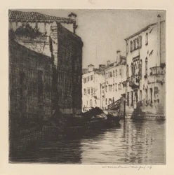 A Back Canal, Venice