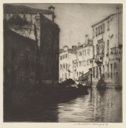 A Back Canal, Venice