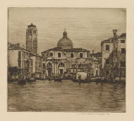 Grand Canal Showing Tower of St. Geremia