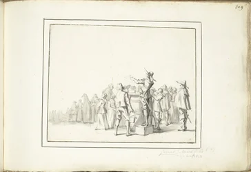 Crier in a Market Square