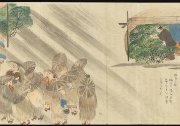 Illustrations of Uji Tea Production