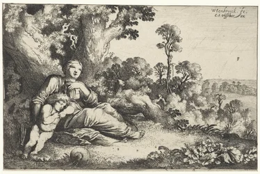 Hagar and Ishmael in the Desert