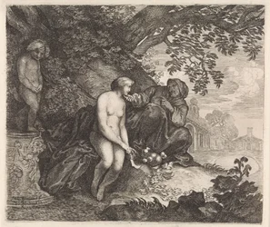 Vertumnus Tries to Seduce Pomona
