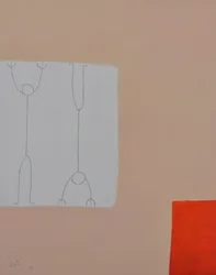 Abstract Orange Figures